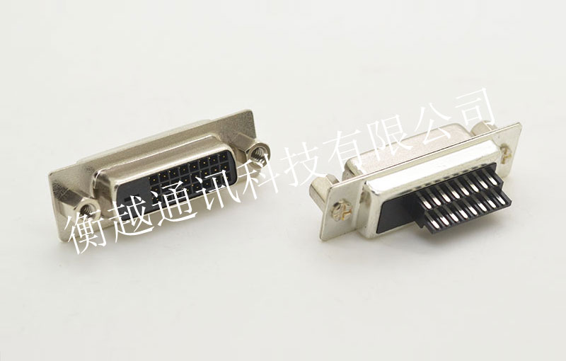 DVI 24+1母頭焊線(xiàn)式前鉚螺母成品